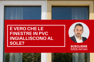 Il PVC diventa giallo al sole?