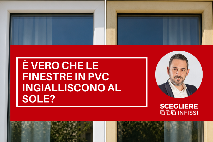 Il PVC diventa giallo al sole?